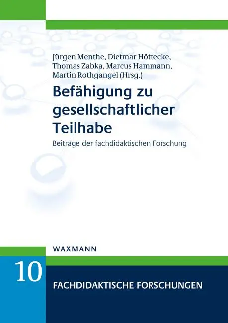 Cover: 9783830935605 | Befähigung zu gesellschaftlicher Teilhabe | Jürgen Menthe (u. a.)