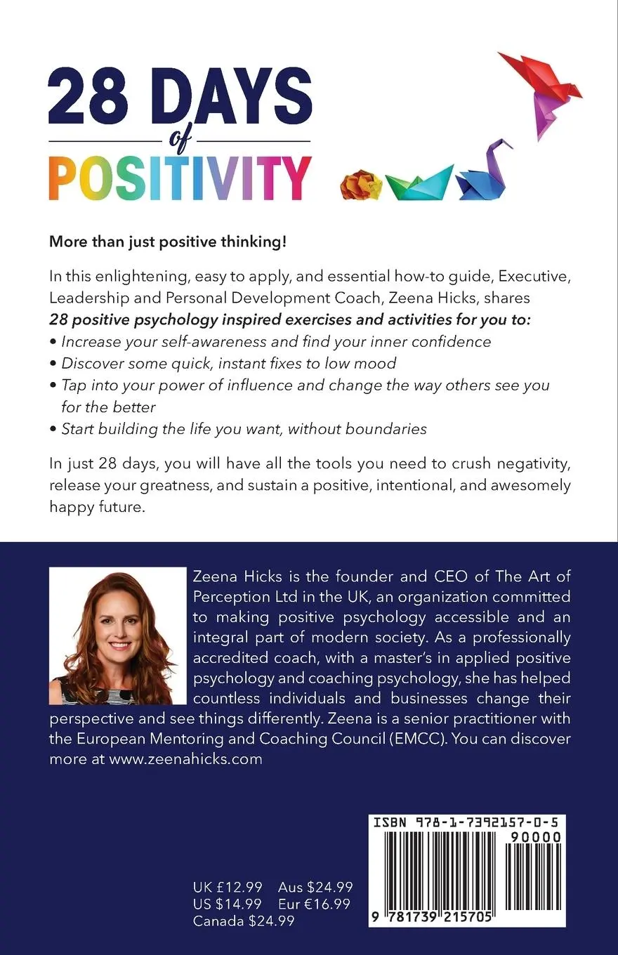 Rückseite: 9781739215705 | 28 Days of Positivity | Zeena Hicks | Taschenbuch | Englisch | 2023