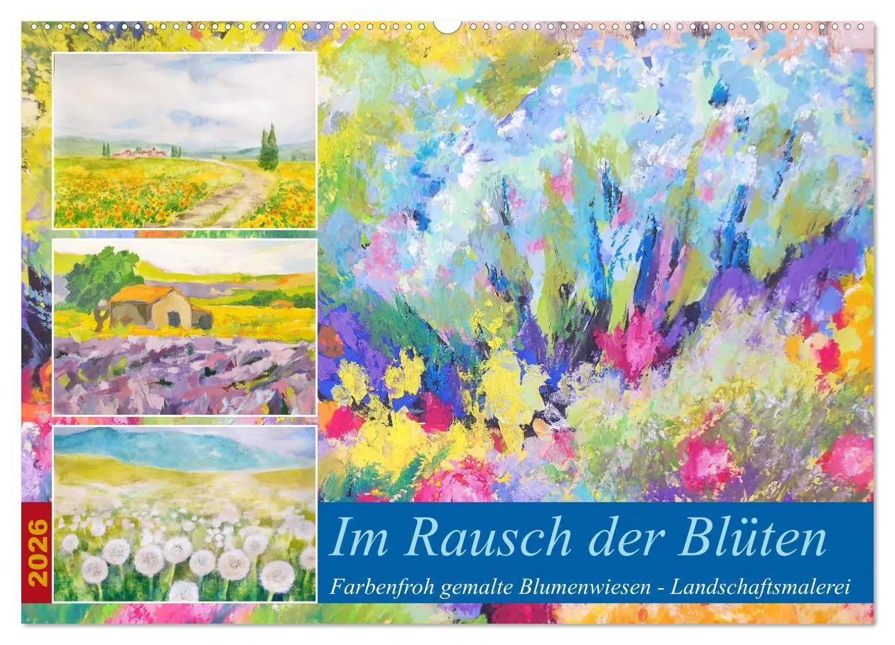 Cover: 9783457555705 | Im Rausch der Blüten - Farbenfroh gemalte Blumenwiesen...