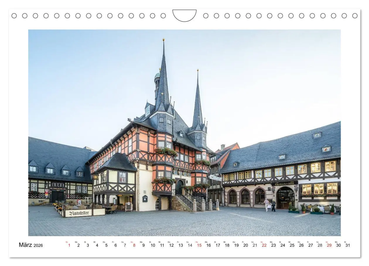 Bild: 9783457795705 | Wernigerode - Die Fachwerkstadt im Harz (Wandkalender 2026 DIN A4...