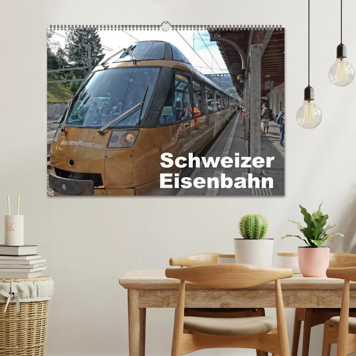 Bild: 9783516025705 | Schweizer Eisenbahn (Wandkalender 2026 DIN A2 quer), CALVENDO...