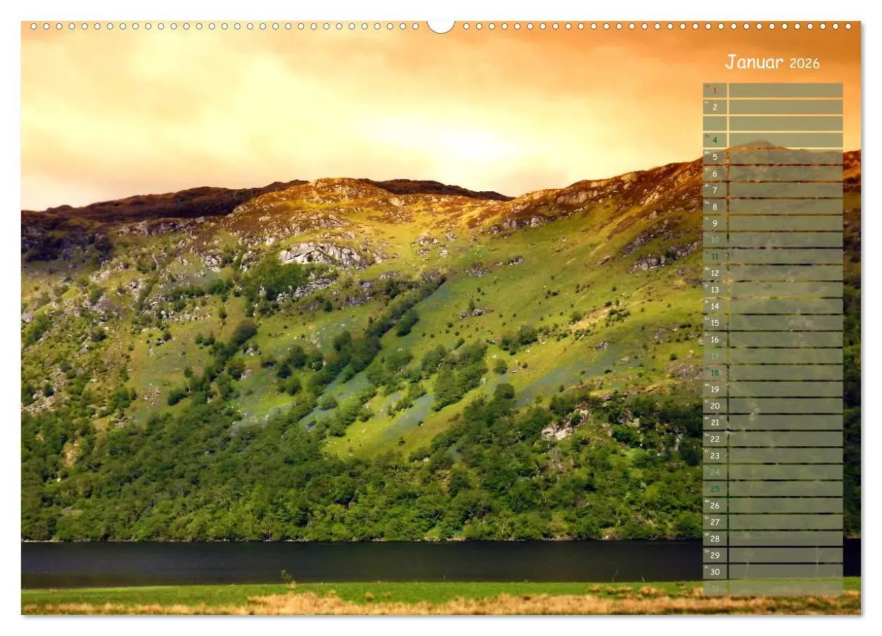 Bild: 9783516195705 | Scotland - Highlands (hochwertiger Premium Wandkalender 2026 DIN A2...