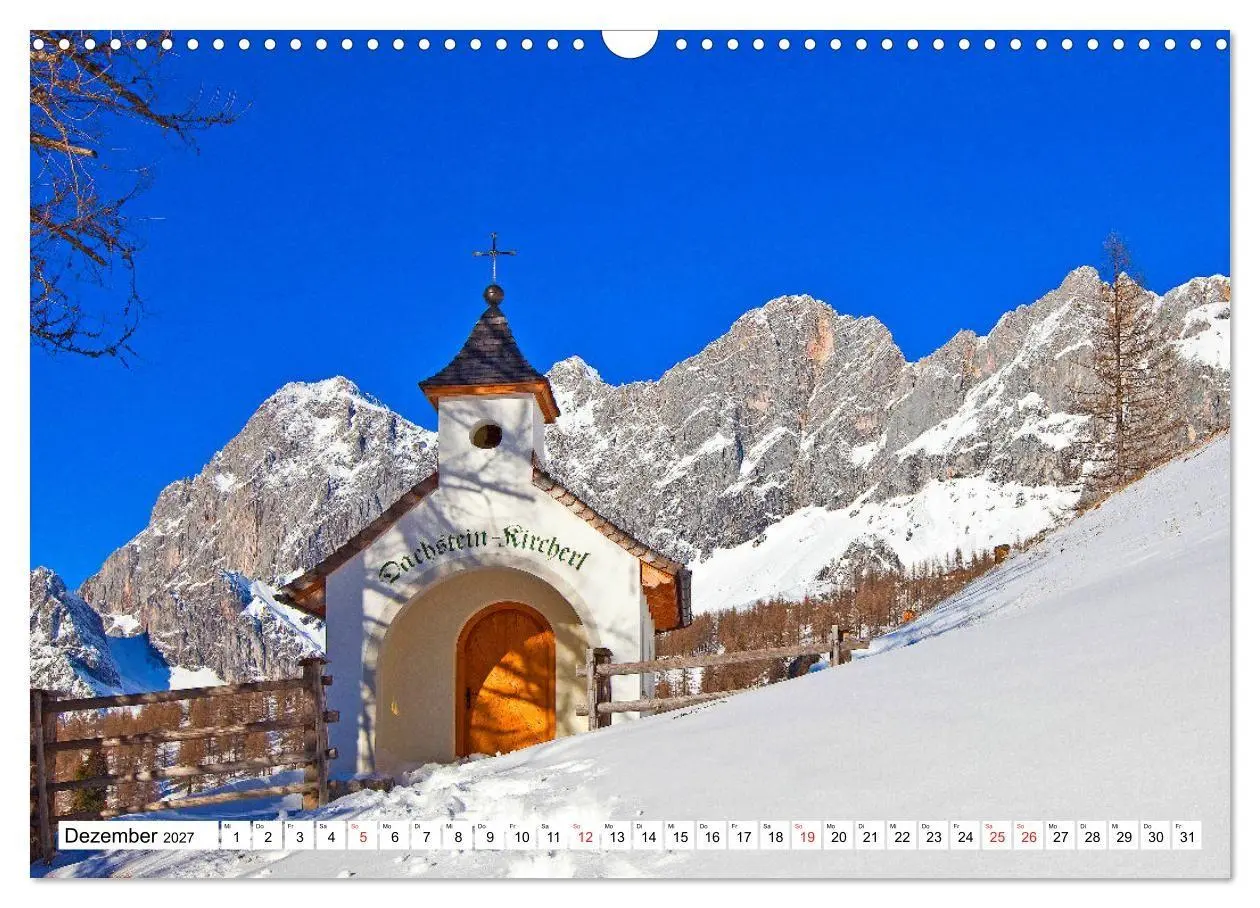 Bild: 9783569595705 | Ramsau am Dachstein (Wandkalender 2027 DIN A3 quer), CALVENDO...