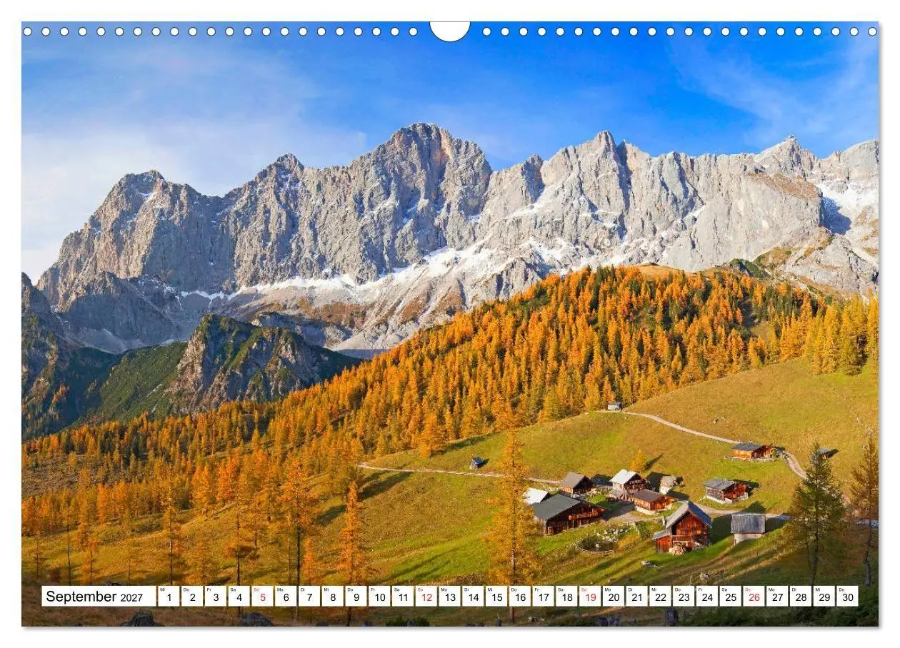 Bild: 9783569595705 | Ramsau am Dachstein (Wandkalender 2027 DIN A3 quer), CALVENDO...