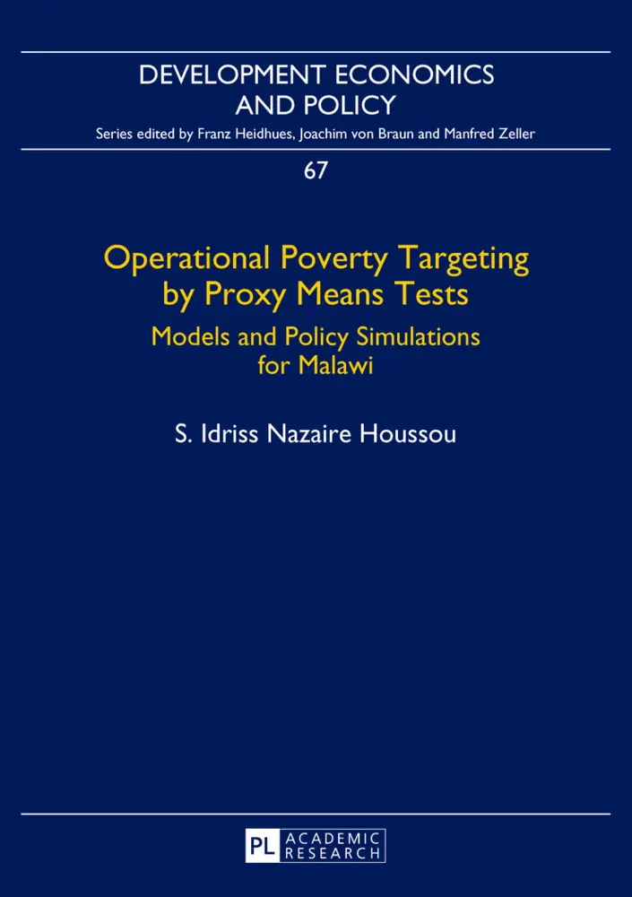 Cover: 9783631625705 | Operational Poverty Targeting by Proxy Means Tests | Houssou | Buch