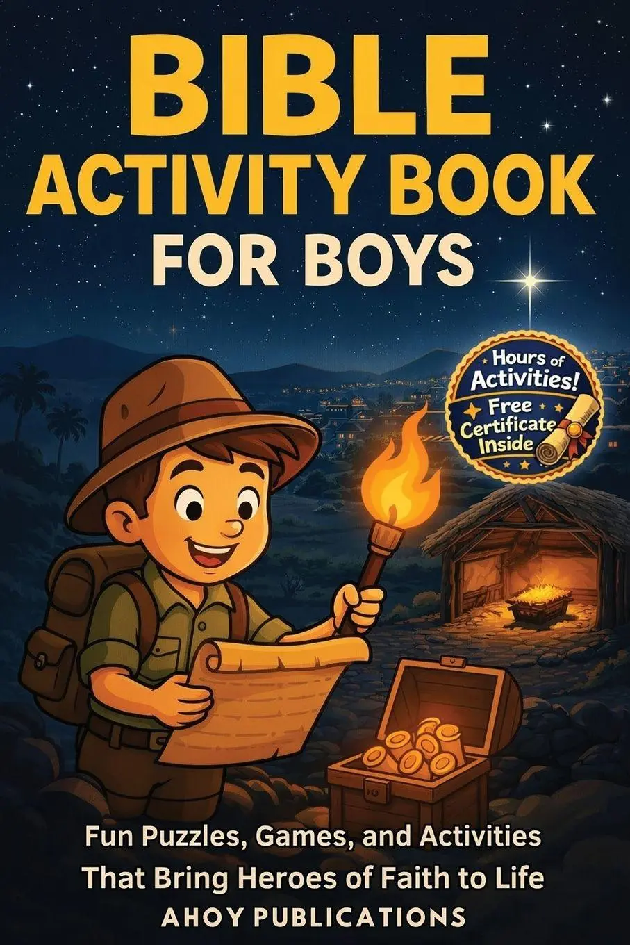 Cover: 9798892965705 | Bible Activity Book for Boys | Ahoy Publications | Taschenbuch | 2026