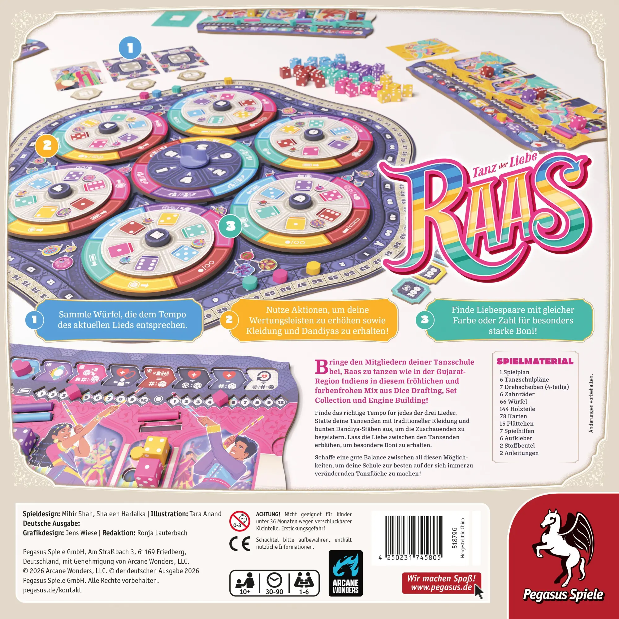 Bild: 4250231745805 | Raas | Spiel | 51879G | Deutsch | 2026 | Pegasus Spiele GmbH
