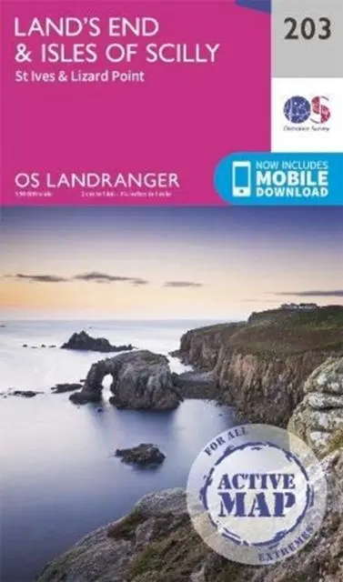 Cover: 9780319475805 | Land's End &amp; Isles of Scilly | St Ives &amp; Lizard Point | (Land-)Karte
