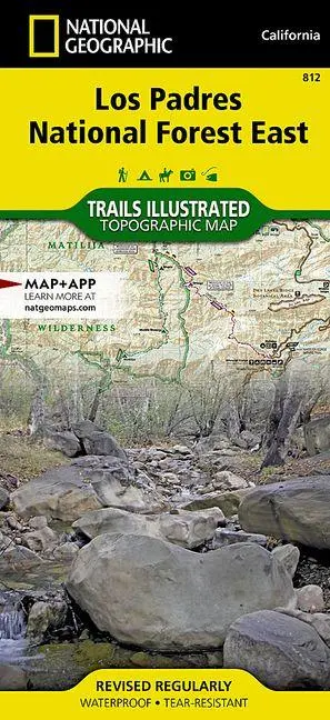 Cover: 9781566955805 | Los Padres National Forest East Map | National Geographic Maps | 2012