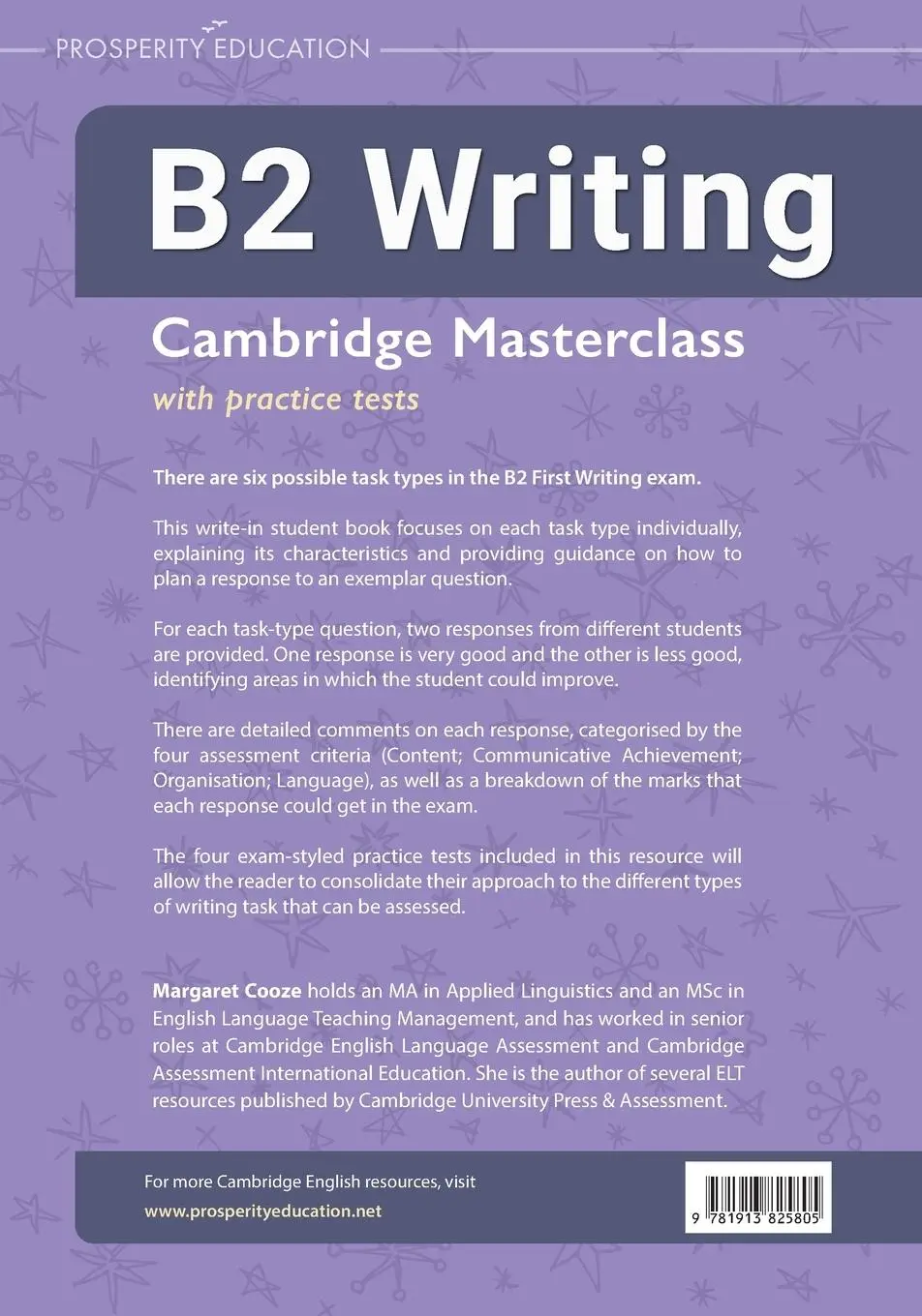 Rückseite: 9781913825805 | B2 Writing Cambridge Masterclass with practice tests | Margaret Cooze