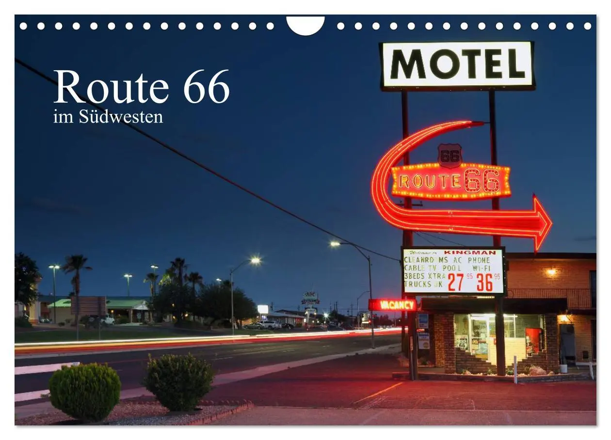 Cover: 9783516185805 | Route 66 im Südwesten (Wandkalender 2026 DIN A4 quer), CALVENDO...