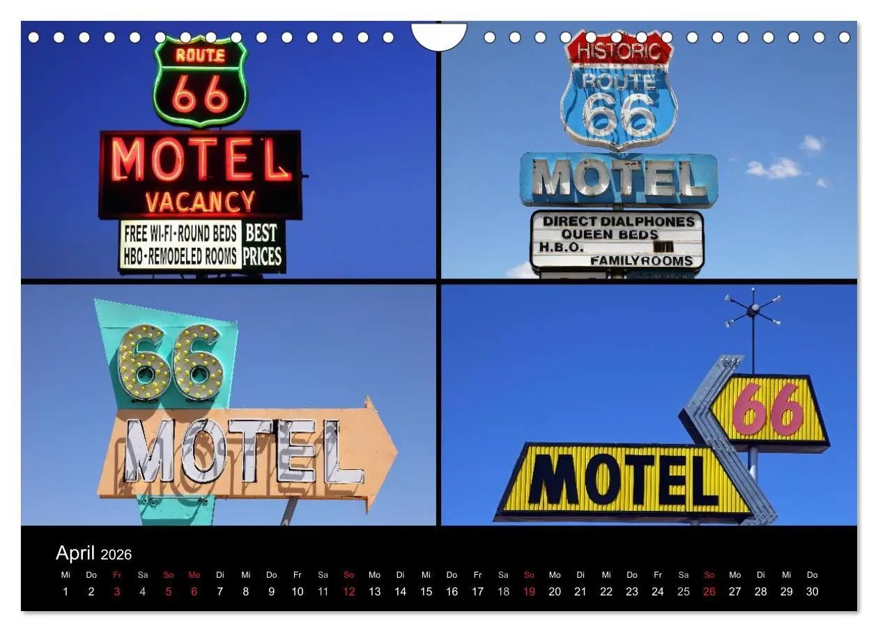 Bild: 9783516185805 | Route 66 im Südwesten (Wandkalender 2026 DIN A4 quer), CALVENDO...