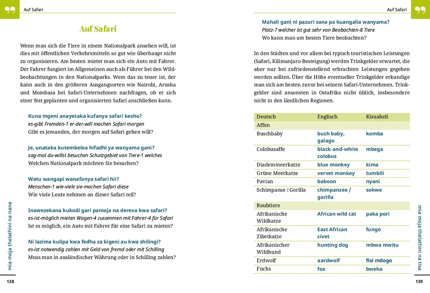Bild: 9783831765805 | Reise Know-How Sprachführer Kisuaheli - Wort für Wort | Friedrich