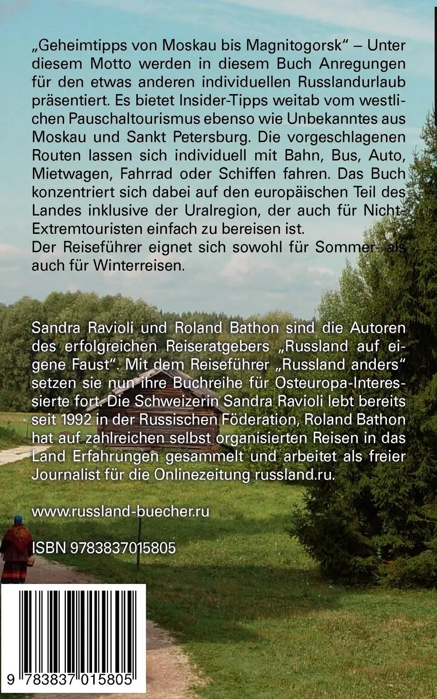 Rückseite: 9783837015805 | Russland anders | Geheimtipps von Moskau bis Magnitogorsk | Buch