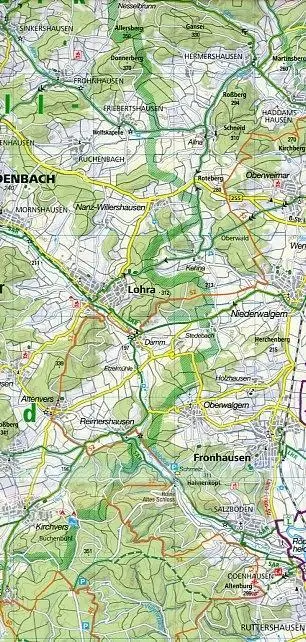 Bild: 9783850265805 | Marburg - Schwalmstadt - Alsfeld 1 : 70 000 | (Land-)Karte | 1 S.