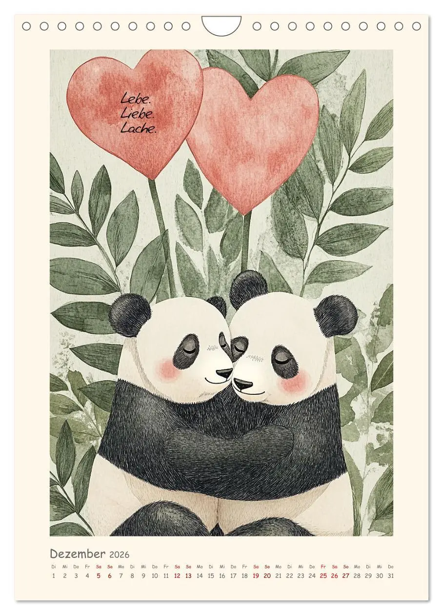 Bild: 9783516245905 | Liebenswerte Tierillustrationen (Wandkalender 2026 DIN A4 hoch),...