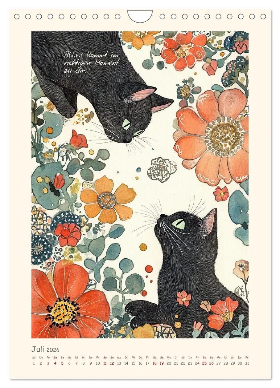 Bild: 9783516245905 | Liebenswerte Tierillustrationen (Wandkalender 2026 DIN A4 hoch),...