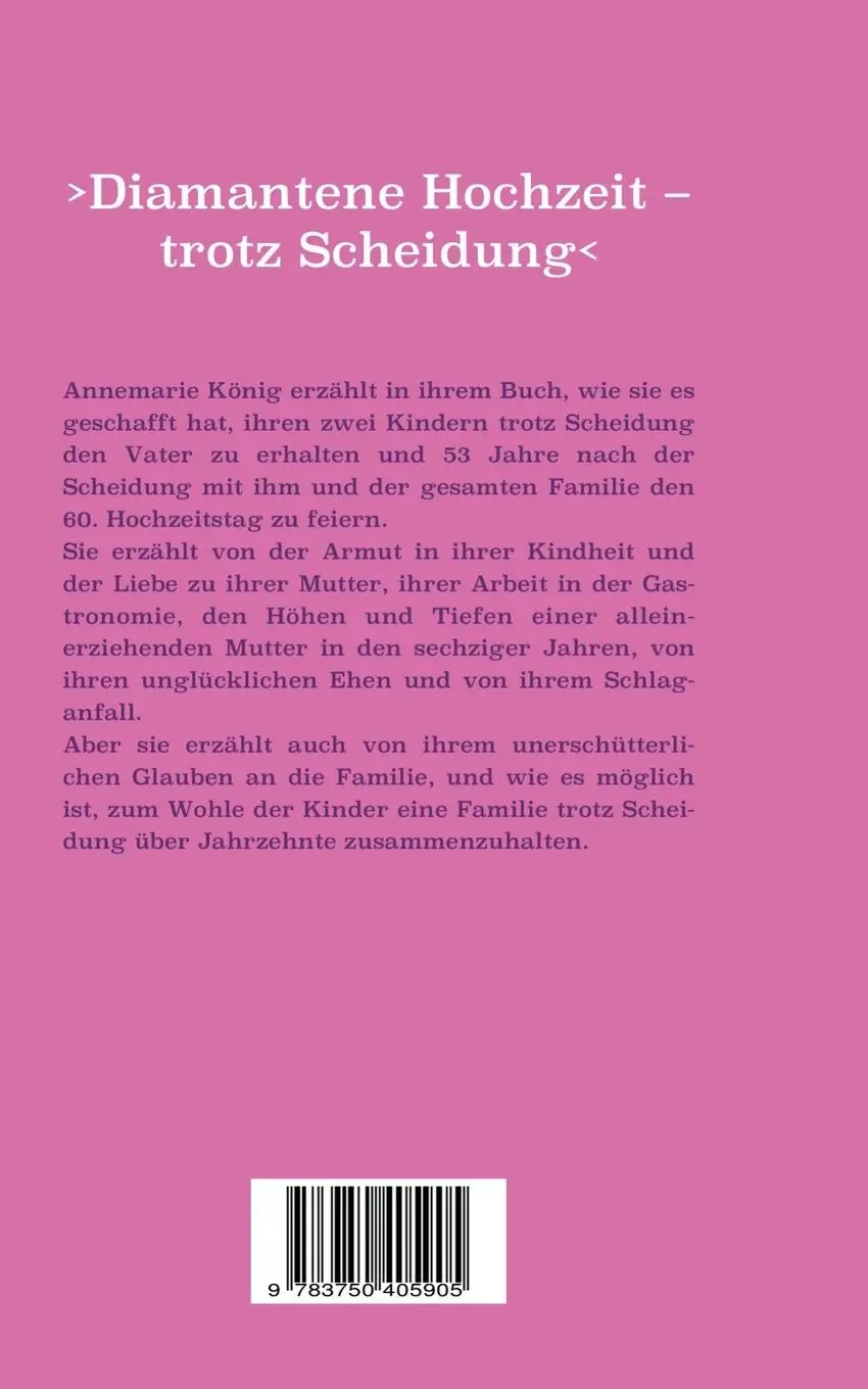 Rückseite: 9783750405905 | Das soll mir erst mal einer nachmachen! | Annemarie König | Buch