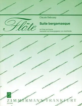 Cover: 9790010305905 | Suite bergamasque | Flöte und Klavier. | Claude Debussy | Flöte | Buch