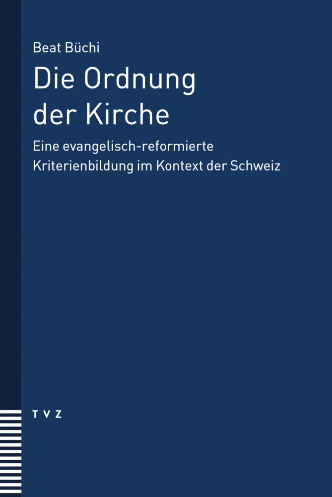 Cover: 9783290186005 | Die Ordnung der Kirche | Beat Büchi | Taschenbuch | 610 S. | Deutsch