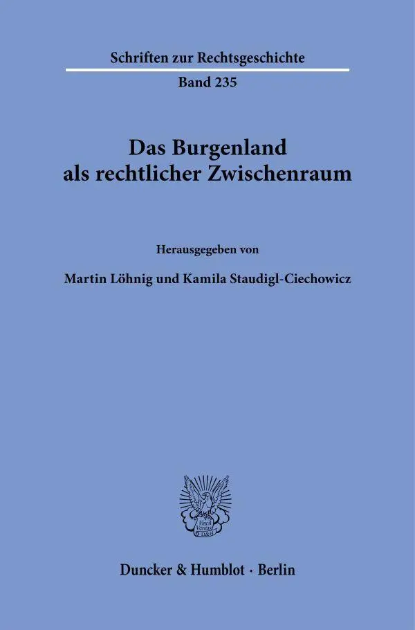 Das Burgenland als rechtlicher Zwischenraum