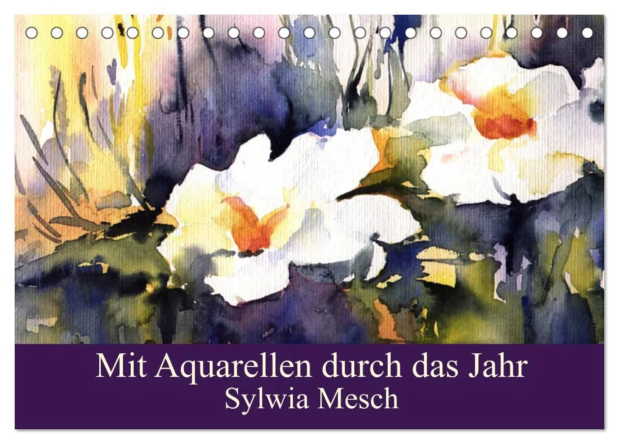 Cover: 9783457976005 | Mit Aquarellen durch das Jahr (Tischkalender 2026 DIN A5 quer),...