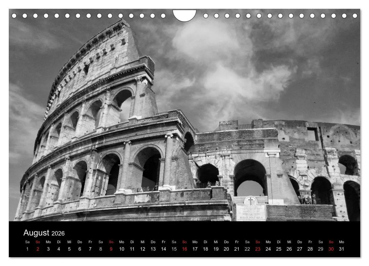 Bild: 9783516206005 | Metropole Rom (Wandkalender 2026 DIN A4 quer), CALVENDO Monatskalender