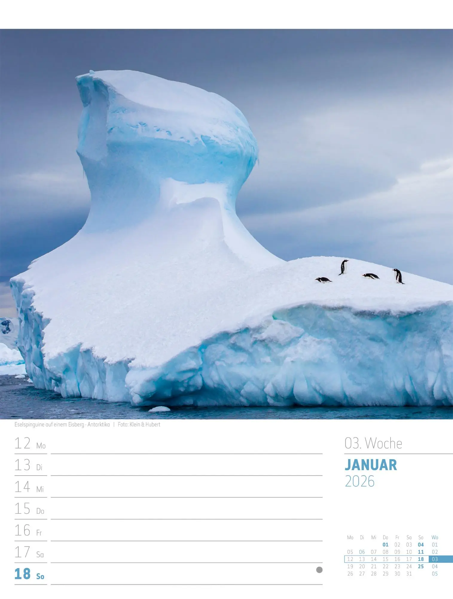 Bild: 9783838436005 | Planet Erde - Landschaften der Welt - Wochenplaner Kalender 2026