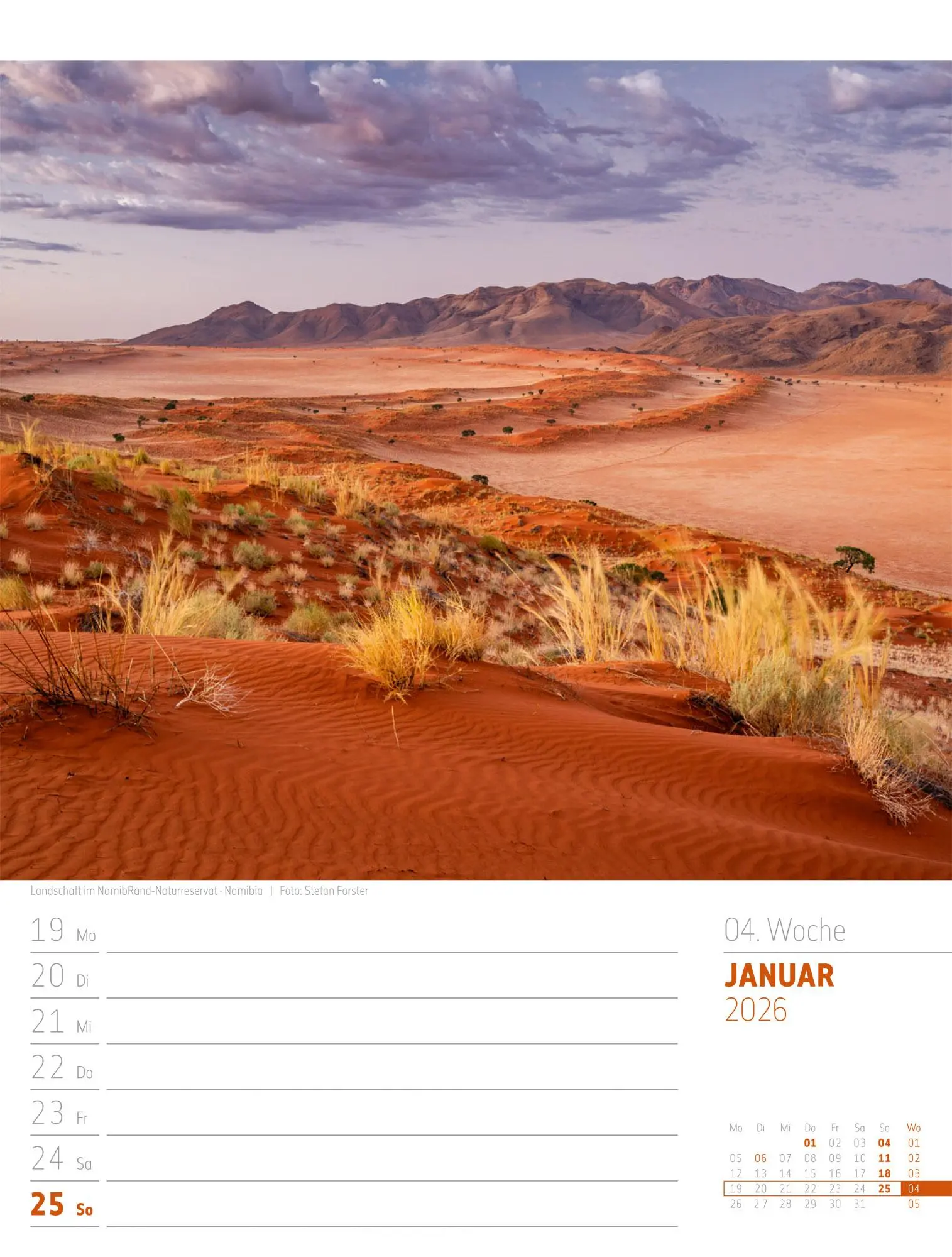 Bild: 9783838436005 | Planet Erde - Landschaften der Welt - Wochenplaner Kalender 2026