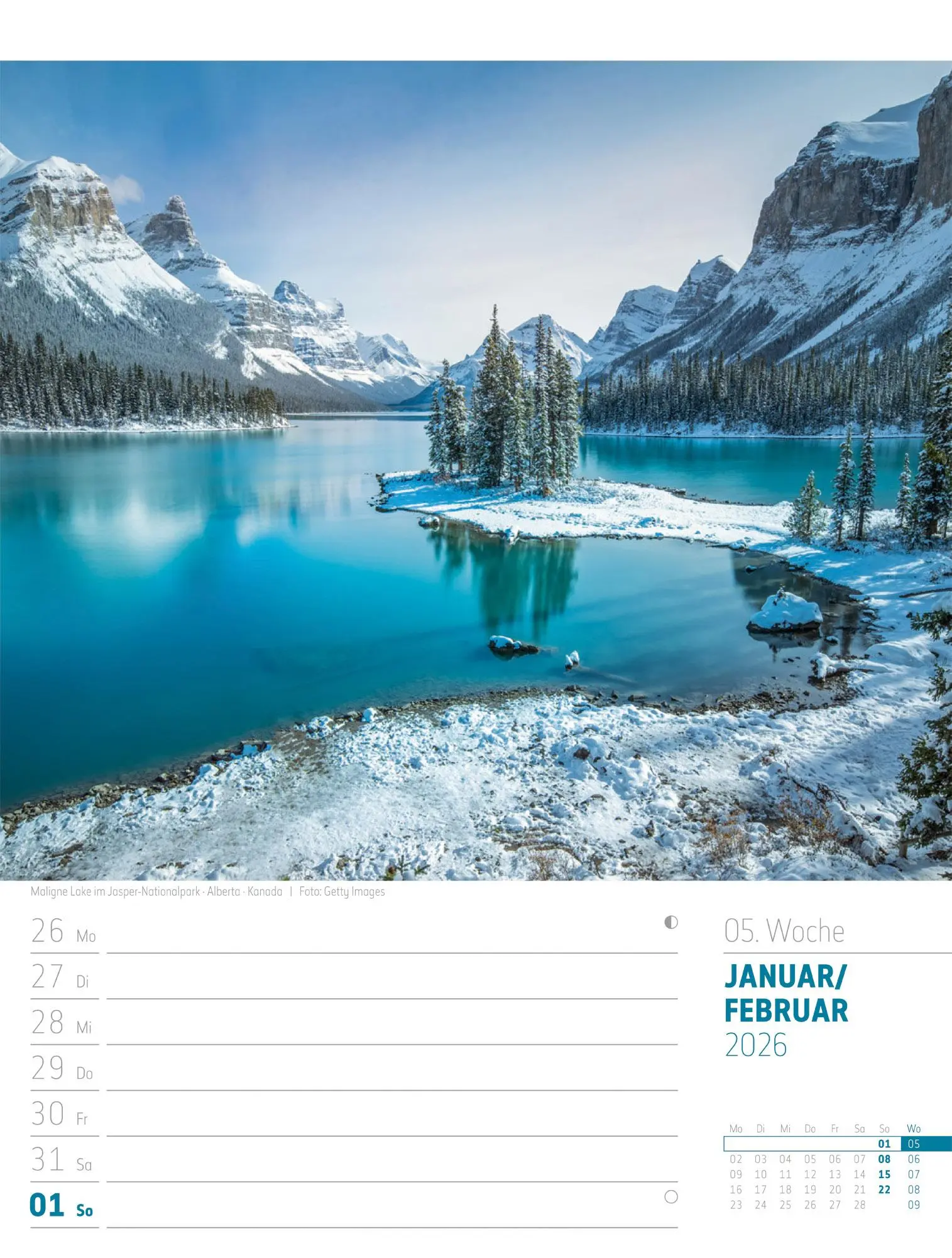 Bild: 9783838436005 | Planet Erde - Landschaften der Welt - Wochenplaner Kalender 2026