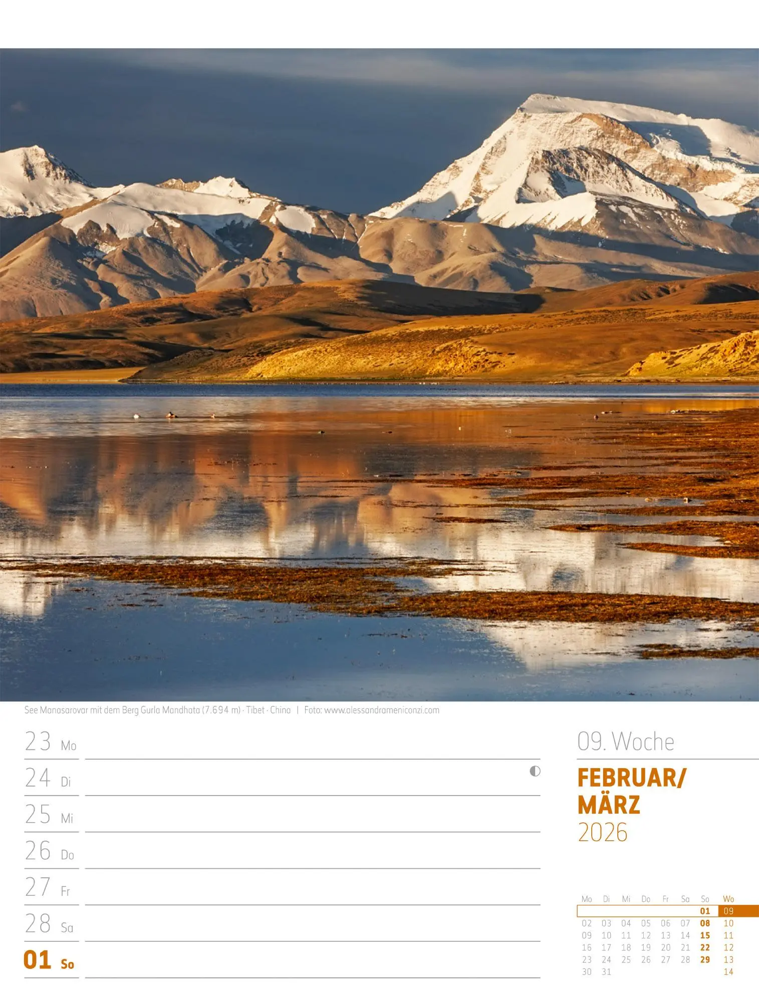 Bild: 9783838436005 | Planet Erde - Landschaften der Welt - Wochenplaner Kalender 2026