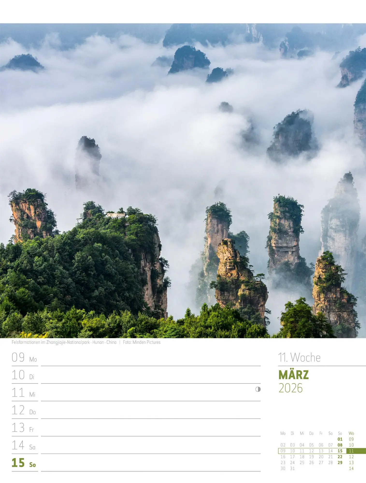 Bild: 9783838436005 | Planet Erde - Landschaften der Welt - Wochenplaner Kalender 2026