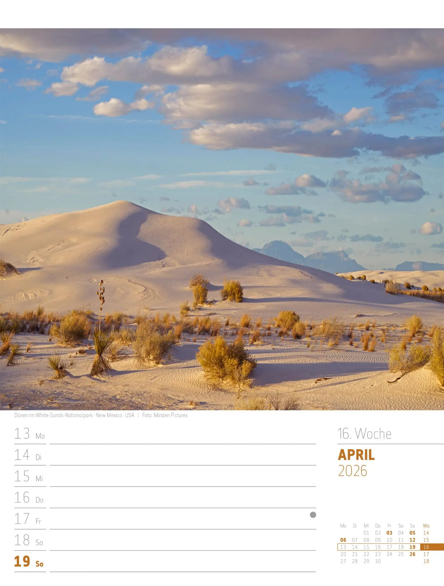 Bild: 9783838436005 | Planet Erde - Landschaften der Welt - Wochenplaner Kalender 2026