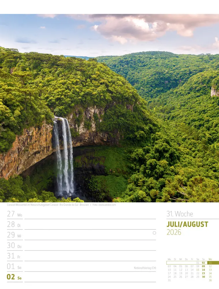 Bild: 9783838436005 | Planet Erde Wochenplaner Kalender 2026 Landschaften der Welt | GmbH