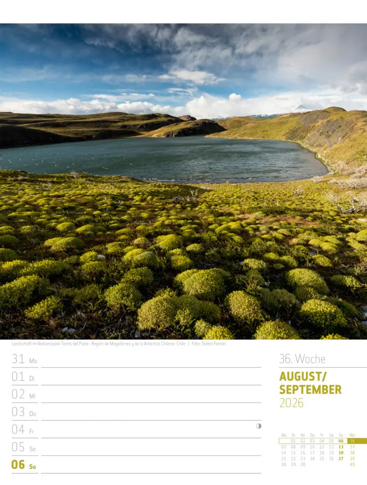 Bild: 9783838436005 | Planet Erde Wochenplaner Kalender 2026 Landschaften der Welt | GmbH