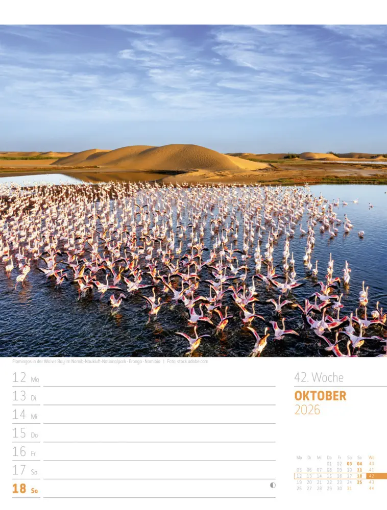 Bild: 9783838436005 | Planet Erde Wochenplaner Kalender 2026 Landschaften der Welt | GmbH