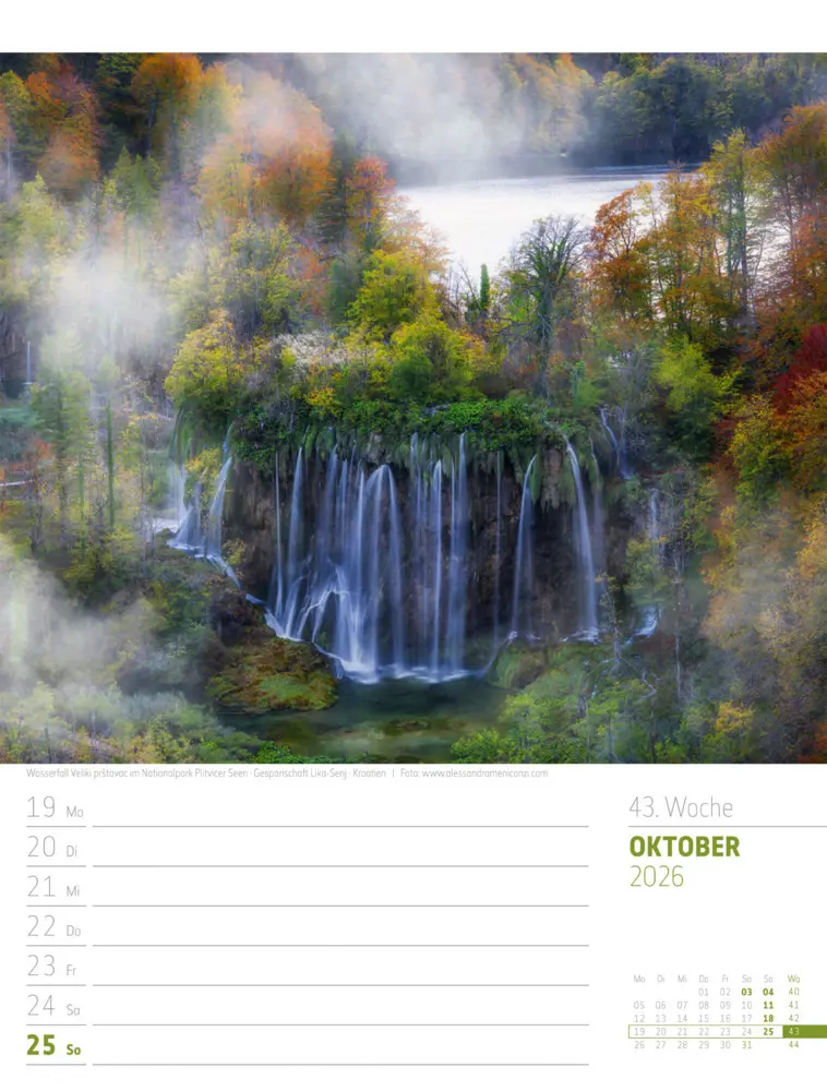 Bild: 9783838436005 | Planet Erde Wochenplaner Kalender 2026 Landschaften der Welt | GmbH