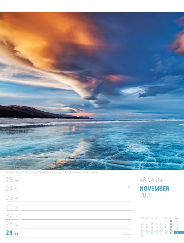 Bild: 9783838436005 | Planet Erde Wochenplaner Kalender 2026 Landschaften der Welt | GmbH