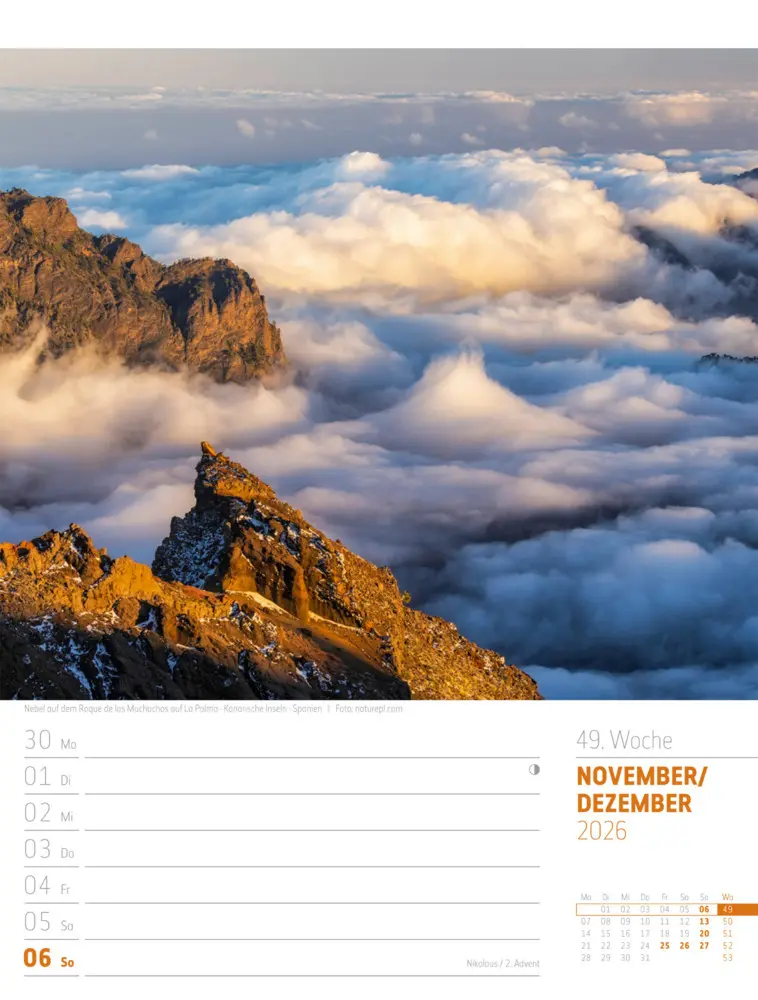 Bild: 9783838436005 | Planet Erde Wochenplaner Kalender 2026 Landschaften der Welt | GmbH