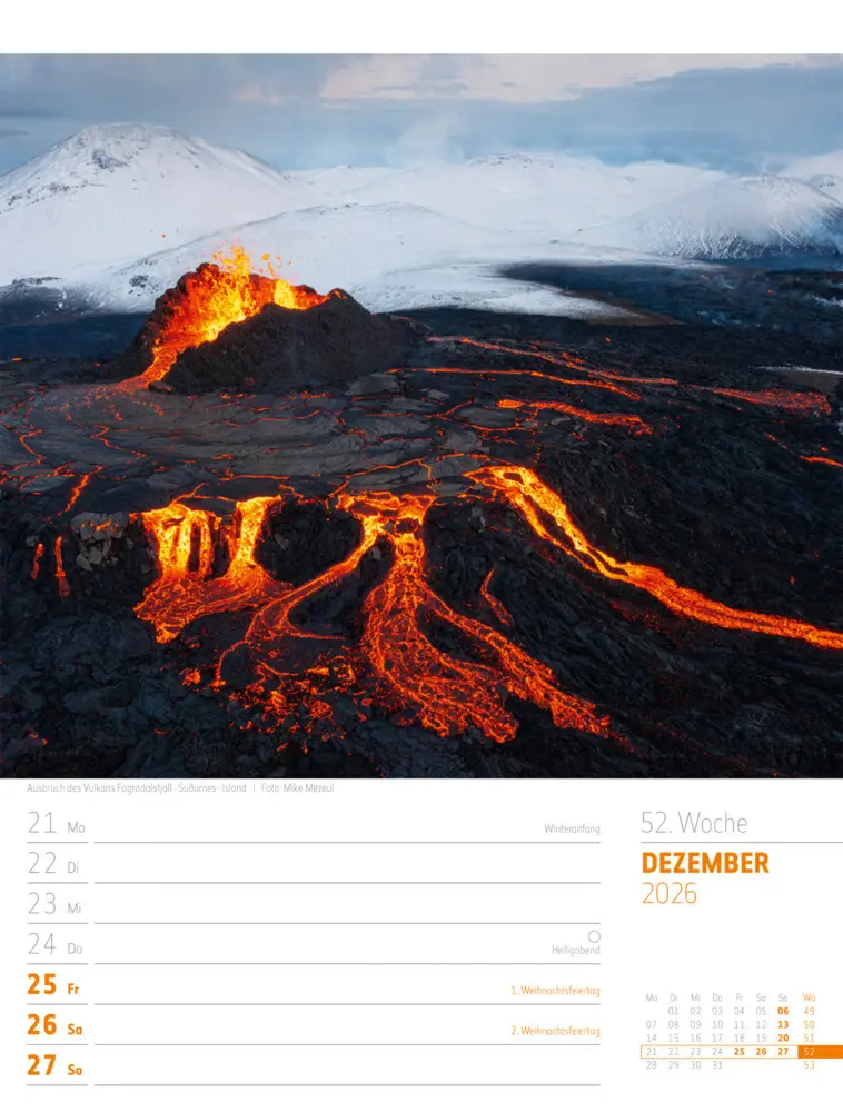 Bild: 9783838436005 | Planet Erde Wochenplaner Kalender 2026 Landschaften der Welt | GmbH