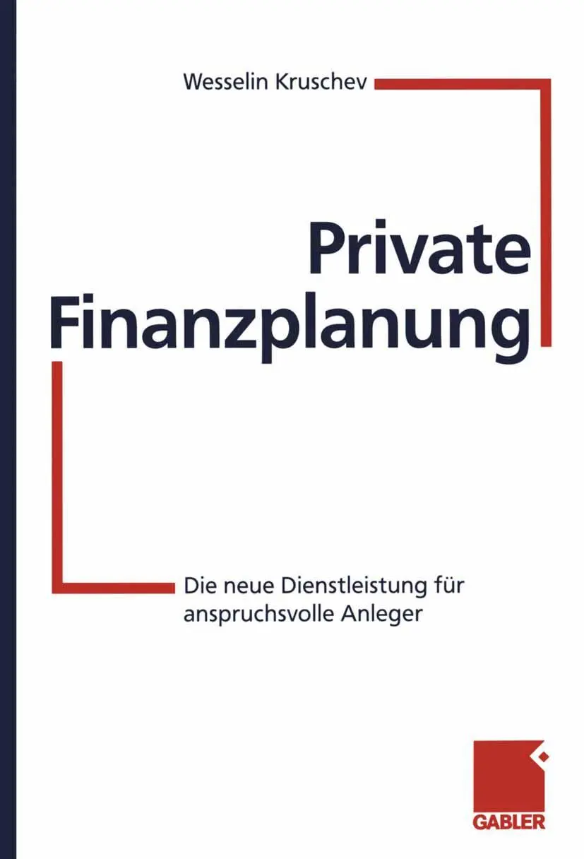 Cover: 9783322846105 | Private Finanzplanung | Wesselin Kruschev | Taschenbuch | 206 S.