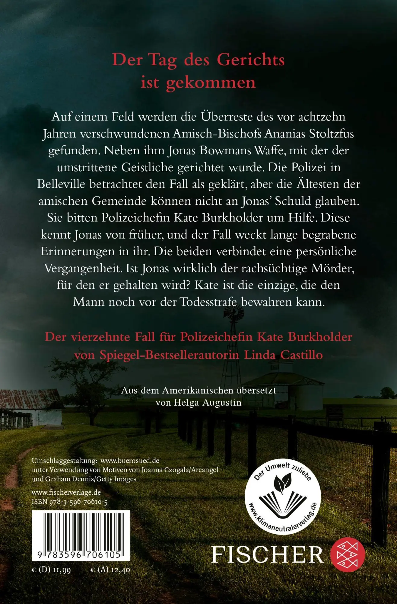 Rückseite: 9783596706105 | Saat der Sünde | Thriller Spannender Thriller bei den Amischen | Buch