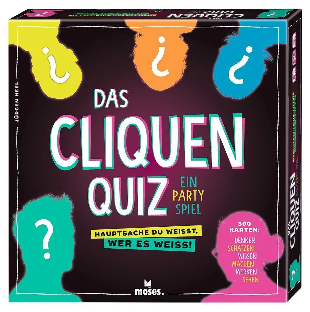 Cover: 4033477906205 | Das Cliquenquiz | Jürgen Heel | Spiel | 90620 | Deutsch | 2026