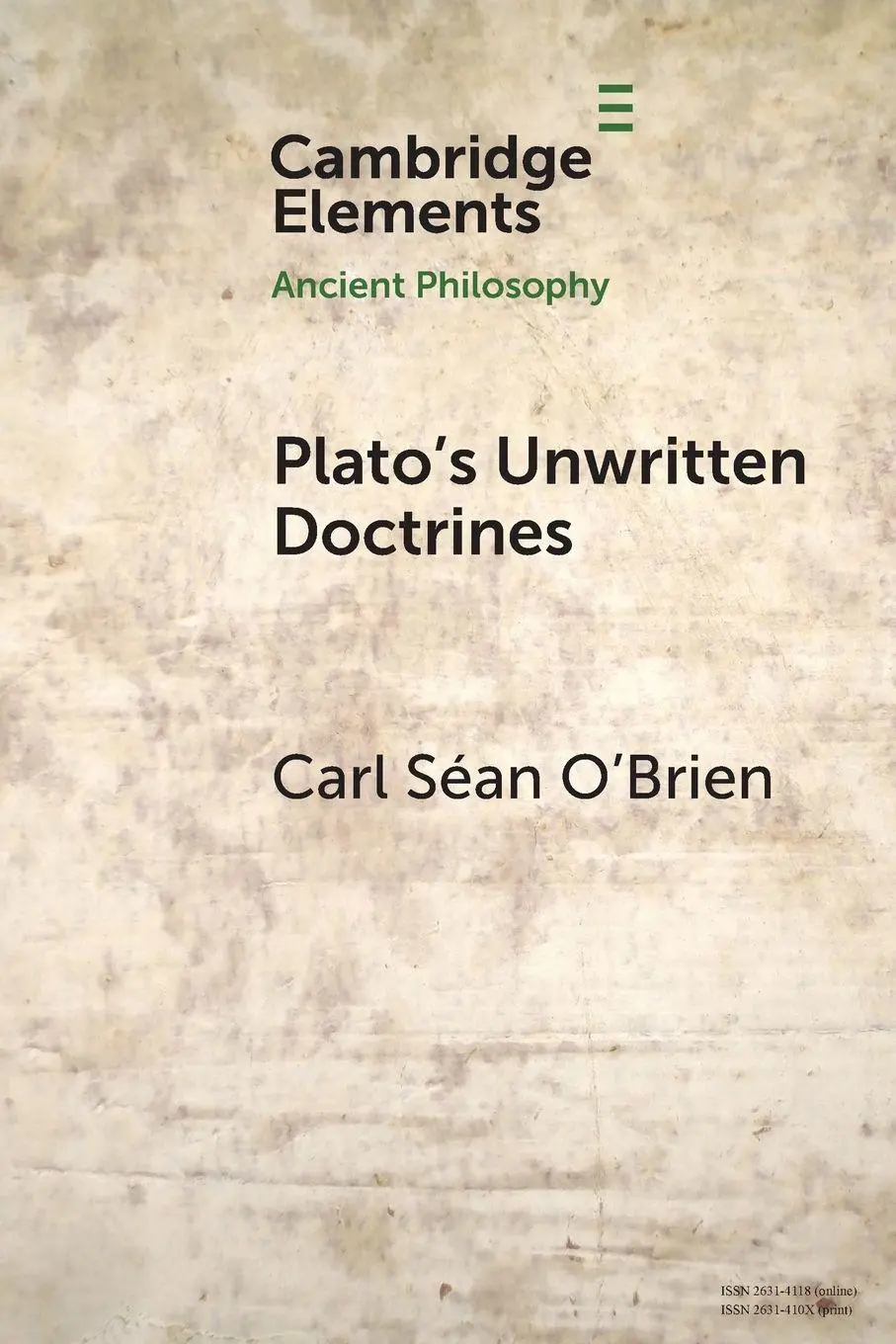 Cover: 9781009506205 | Plato's Unwritten Doctrines | Carl Séan O'Brien | Taschenbuch | 2025