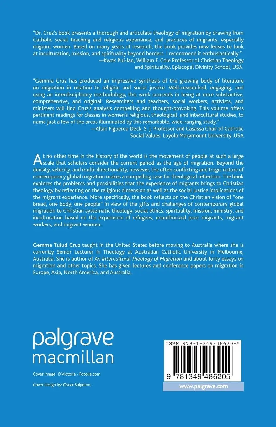 Rückseite: 9781349486205 | Toward a Theology of Migration | G. Cruz | Taschenbuch | xi | Englisch