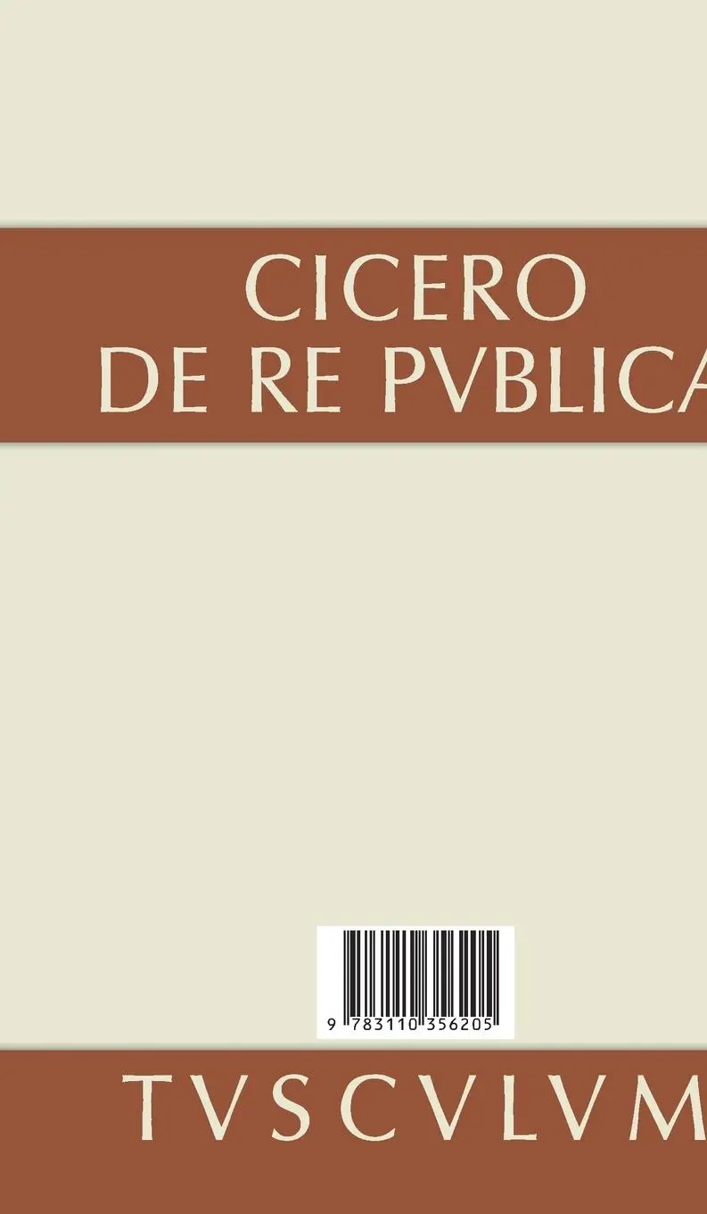 Rückseite: 9783110356205 | Der Staat | Lateinisch und deutsch | Marcus Tullius Cicero | Buch
