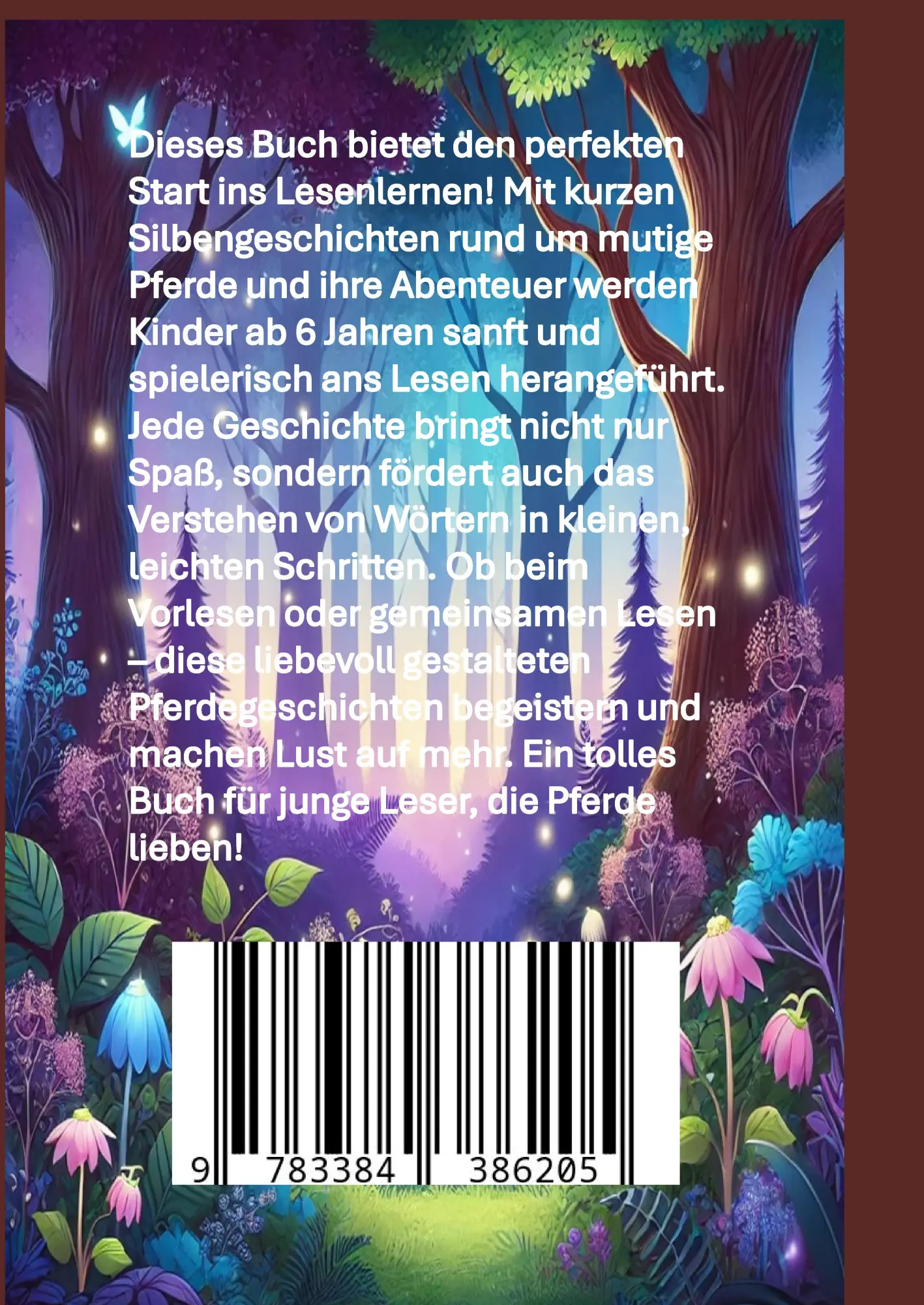 Rückseite: 9783384386205 | Pferdeabenteuer in Silben: Pferdeabenteuer in Silben: Leichte...
