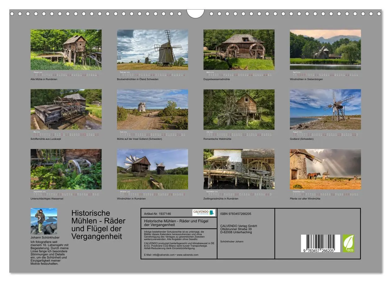 Bild: 9783457266205 | Historische Mühlen - Räder und Flügel der Vergangenheit...