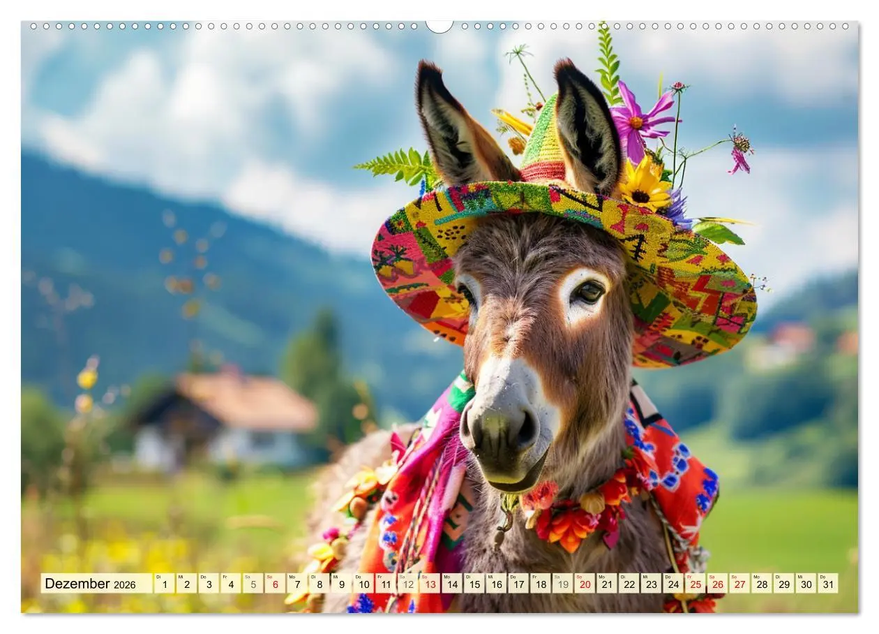 Bild: 9783457406205 | Esel mit Hut! Blumige Eleganz für ein modisches Märchen...