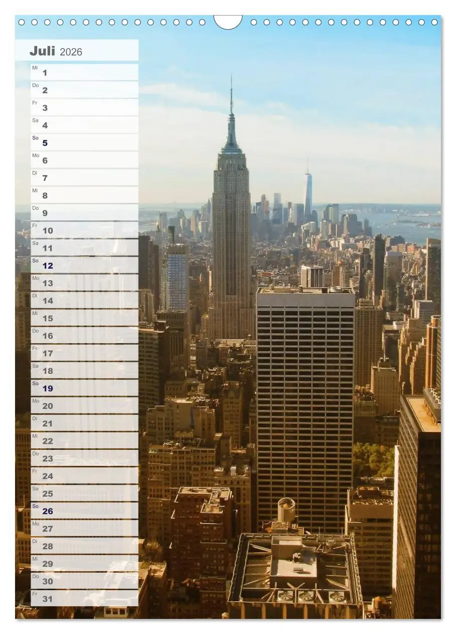 Bild: 9783516426205 | New York - Manhattan (Wandkalender 2026 DIN A3 hoch), CALVENDO...
